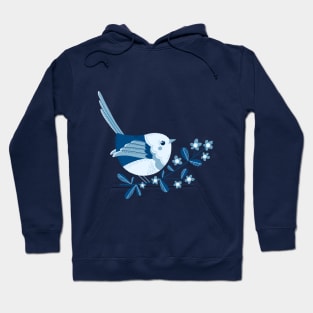 blue bird Hoodie